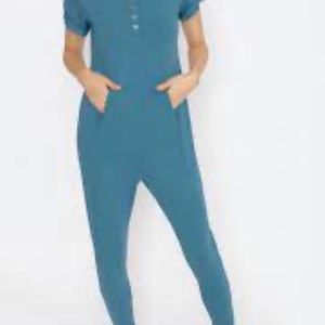 smash & tess anyday romper becoming blue